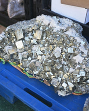 Massive 200 Pound Pyrite w/ Quartz