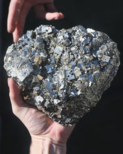 XXL Pyrite Heart Shaped Cluster 9.5lbs