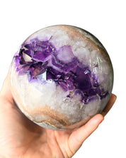 XL Amethyst Druzy Crystal Sphere 5.2lbs