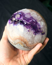 XL Amethyst Druzy Crystal Sphere 5.2lbs