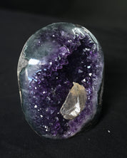 Amethyst Druzy Freeform w Calcite