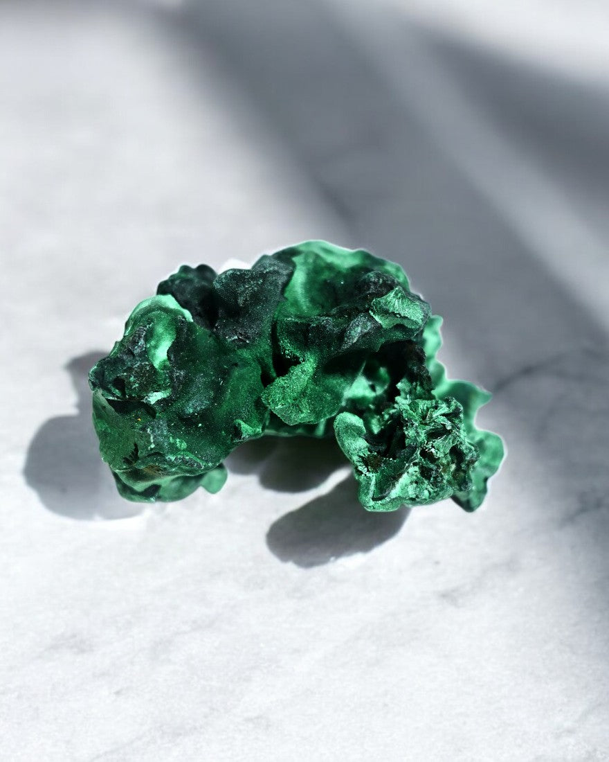 Fibrous Malachite Rough