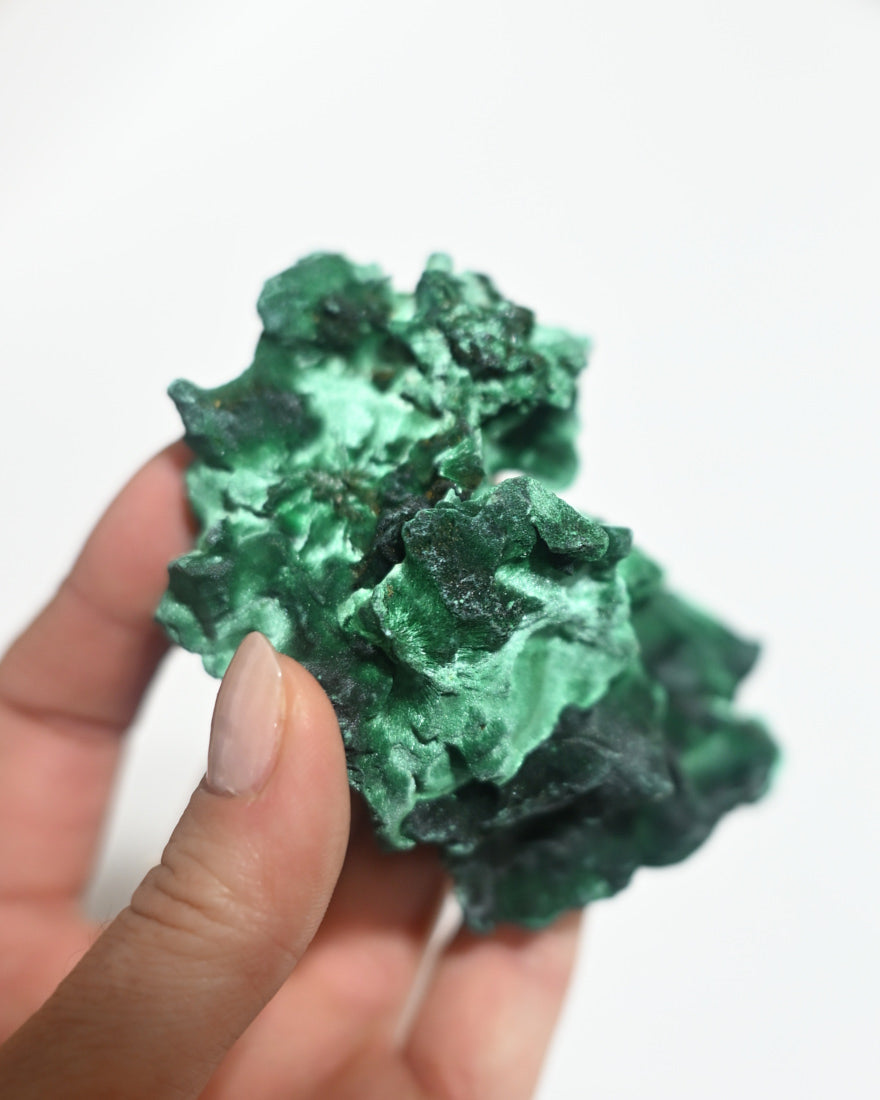 Fibrous Malachite Rough