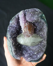 Amethyst Druzy Freeform w Calcite 3.5lbs