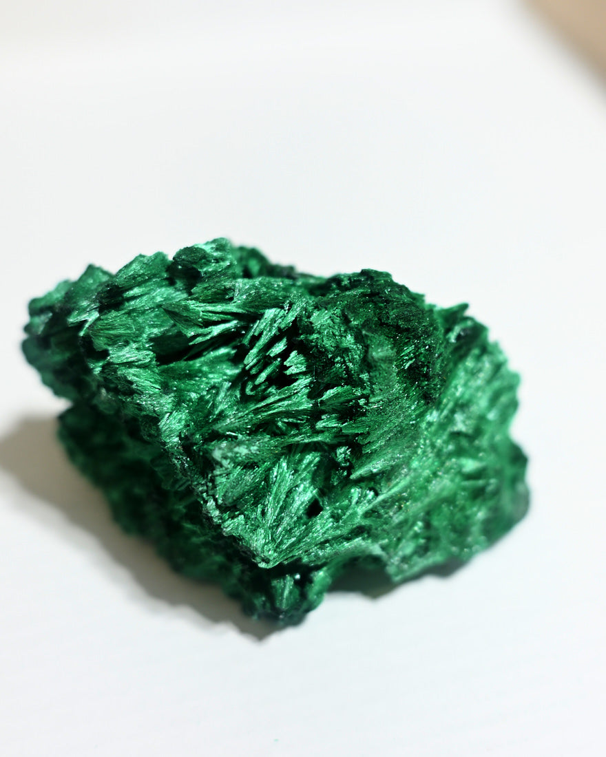 Fibrous Malachite Rough