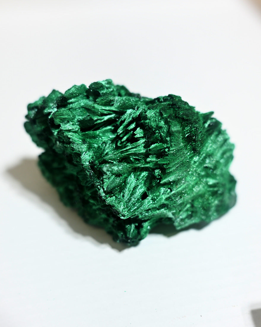 Fibrous Malachite Rough