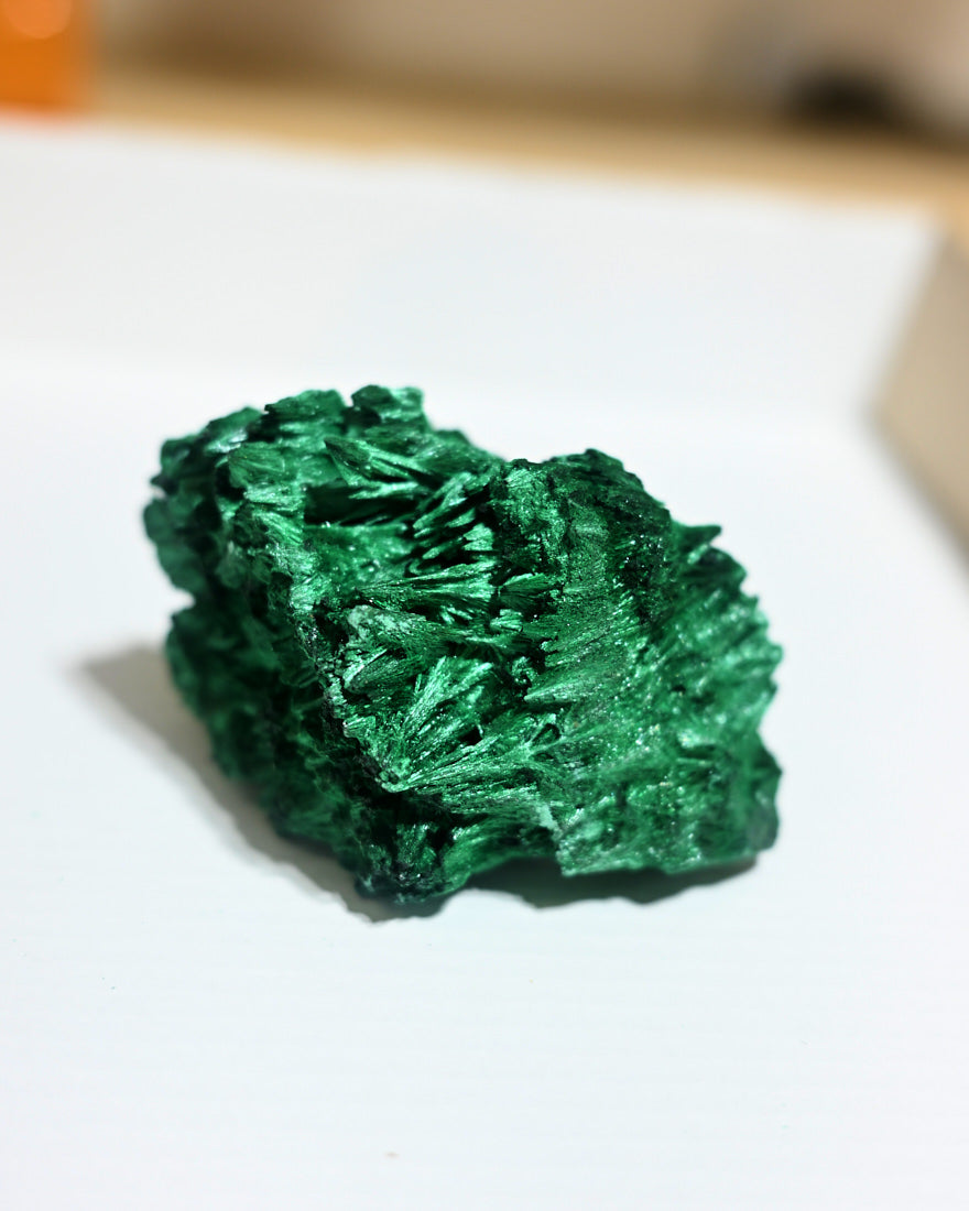 Fibrous Malachite Rough