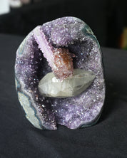 Amethyst Druzy Freeform w Calcite 3.5lbs