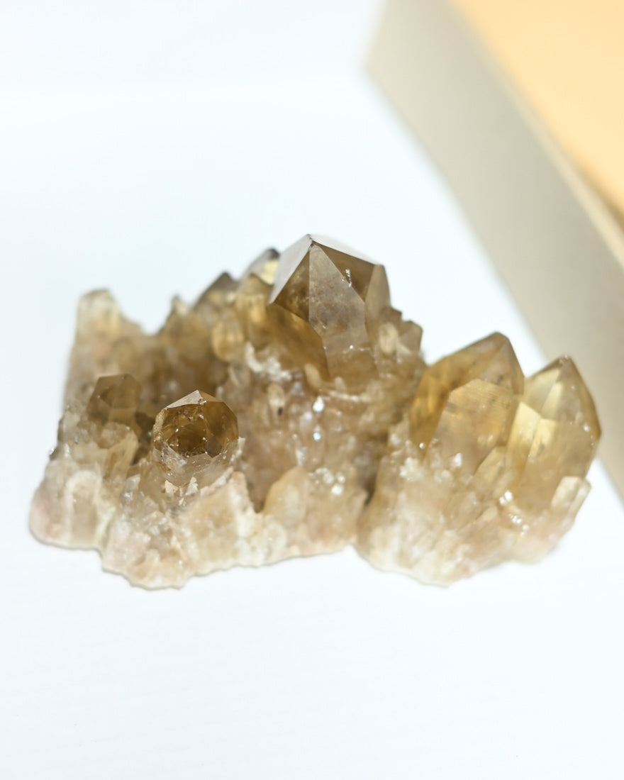 Elestial Citrine Cluster