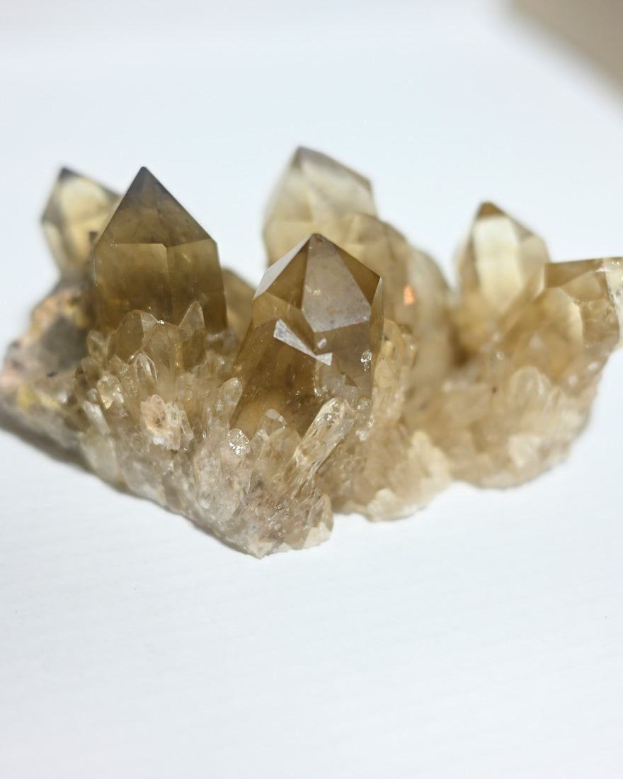 Elestial Citrine Cluster