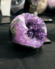 XL Amethyst Druzy Crystal Sphere