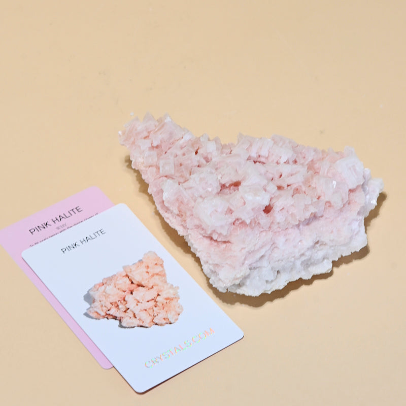 Pink Halite 6 inch