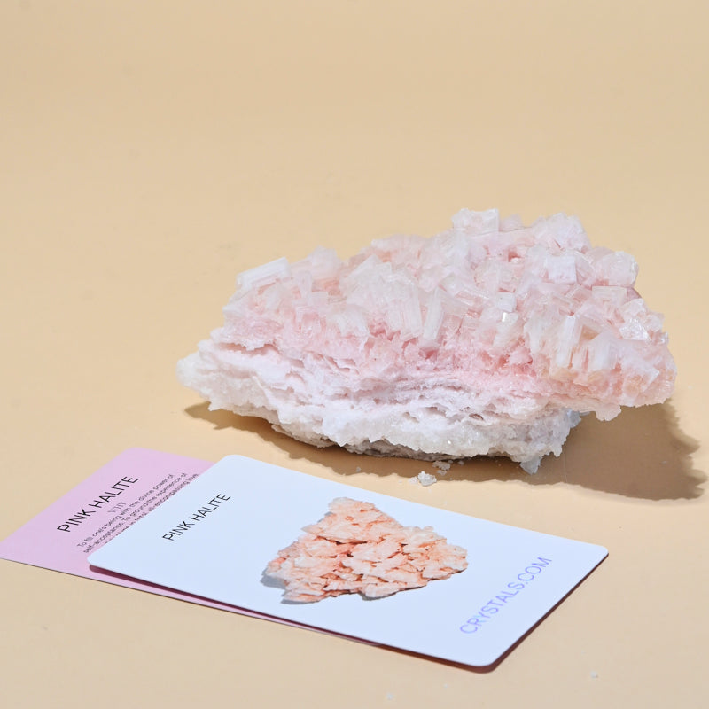 Pink Halite 6 inch