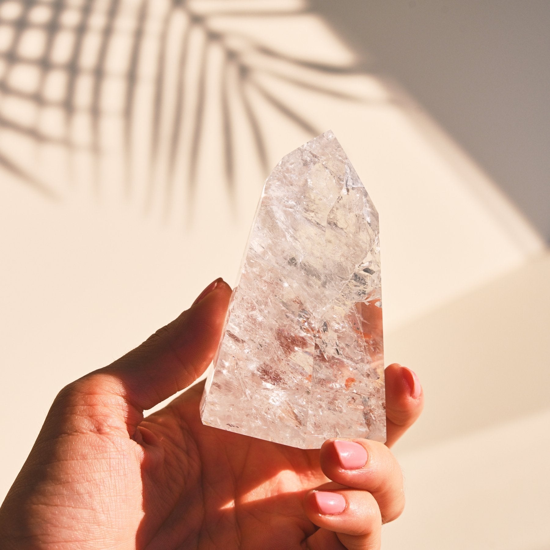 clear quartz crystal