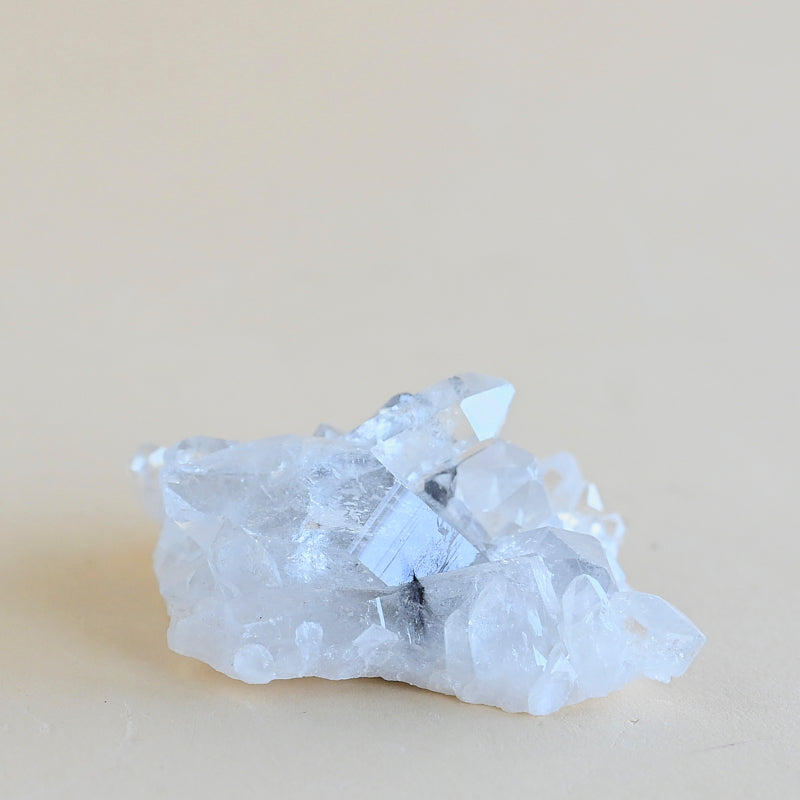 clear quartz cluster