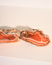 Malawi Agate Geode Pair