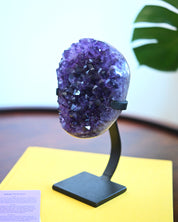 Amethyst Crystal Geode on Stand 3.9lbs