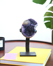 Amethyst Crystal Geode on Stand 3.9lbs