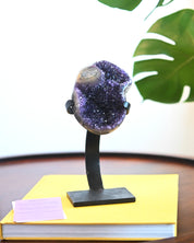 Amethyst Crystal Geode on Stand 3.9lbs