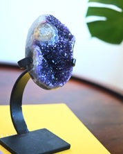 Amethyst Crystal Geode on Stand 3.9lbs