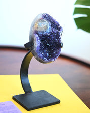 Amethyst Crystal Geode on Stand 3.9lbs