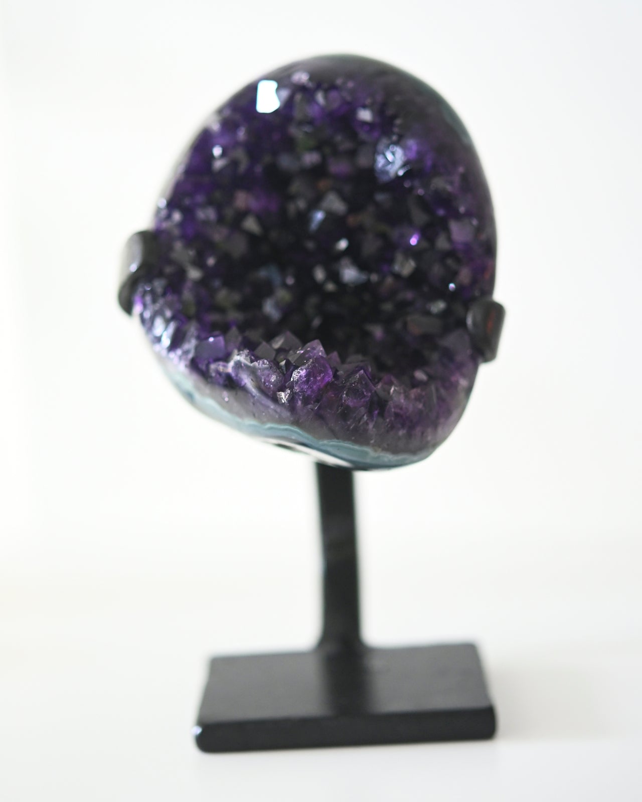 Amethyst Crystal Geode on Stand 1.6lbs