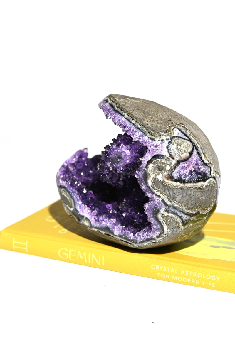 Amethyst Geode 4 inch