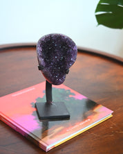 Amethyst Crystal Geode on Stand 2.8lbs