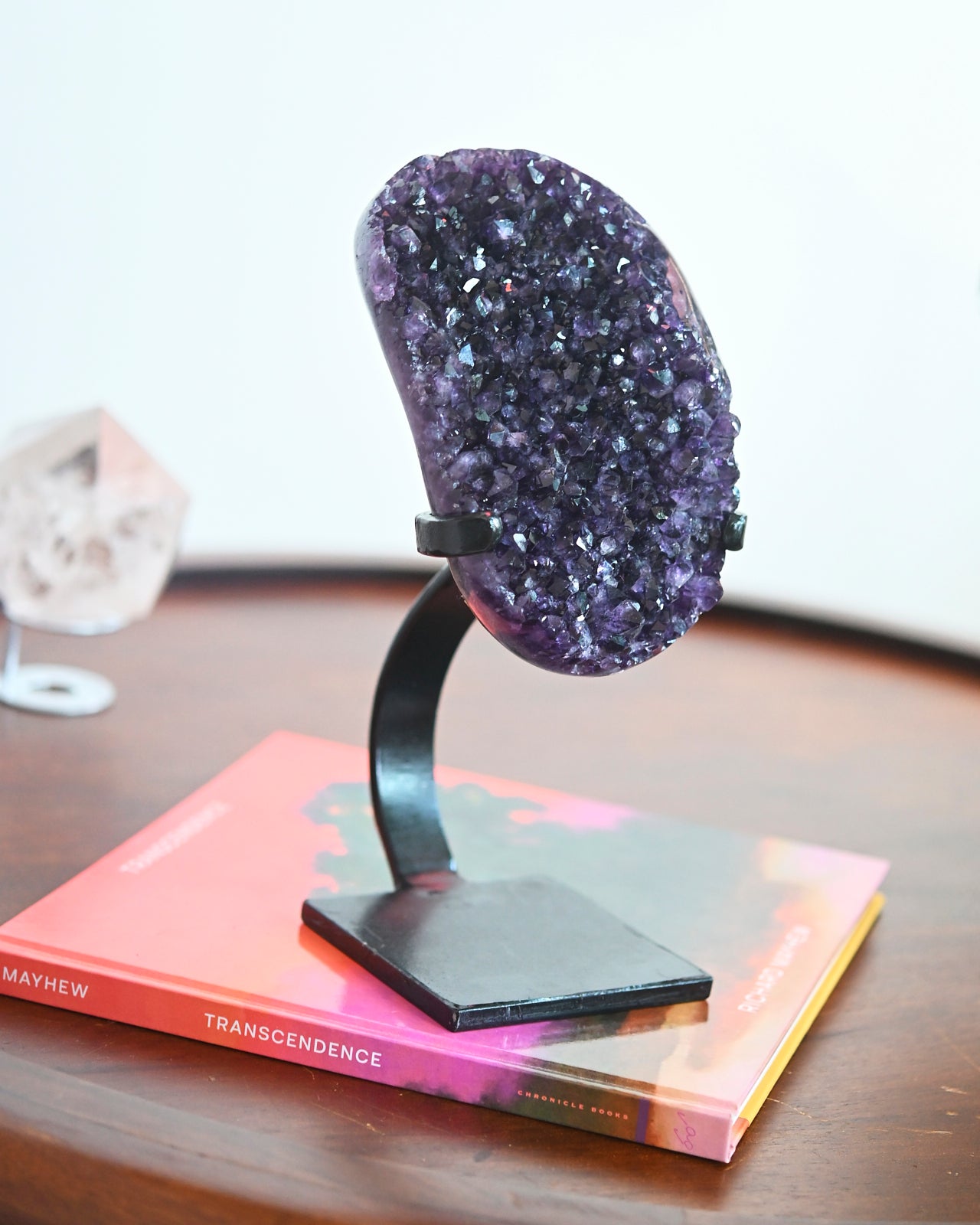 Amethyst Crystal Geode on Stand 5lbs