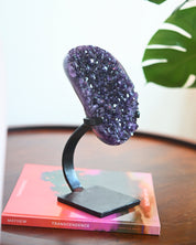 Amethyst Crystal Geode on Stand 5lbs