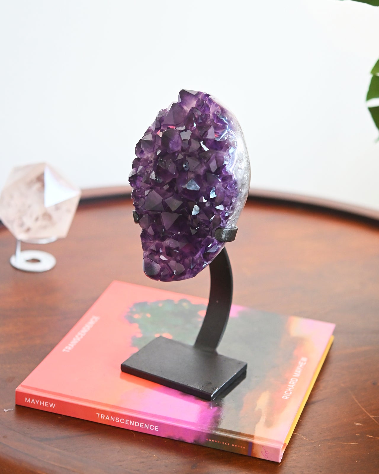 Amethyst Crystal Geode on Stand 5lbs