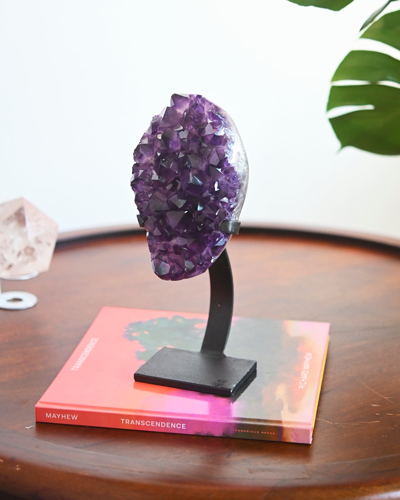 Amethyst Crystal Geode on Stand 5lbs