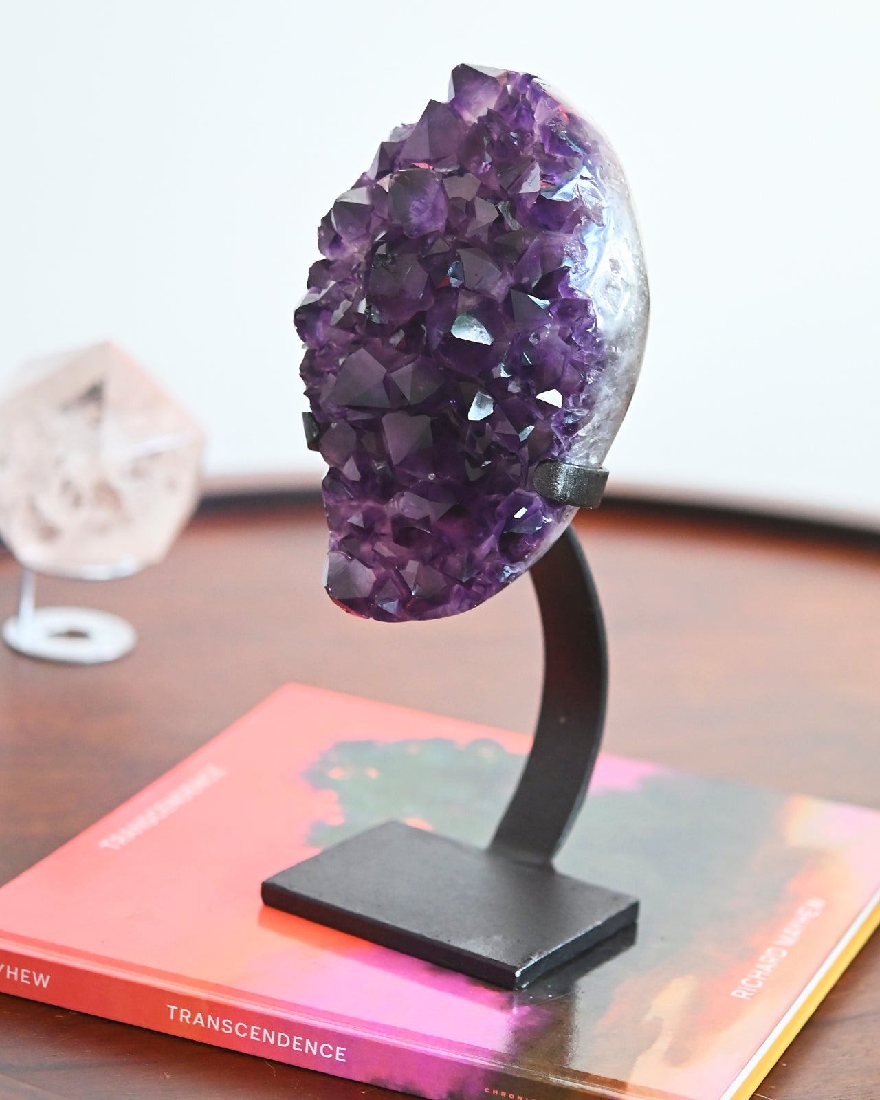 Amethyst Crystal Geode on Stand 5lbs