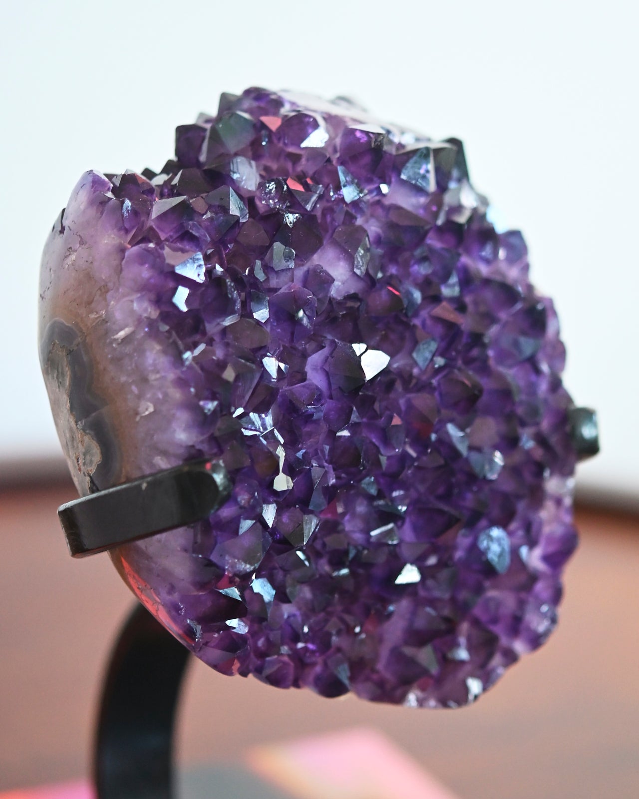 Amethyst Crystal Geode on Stand 6.6lbs