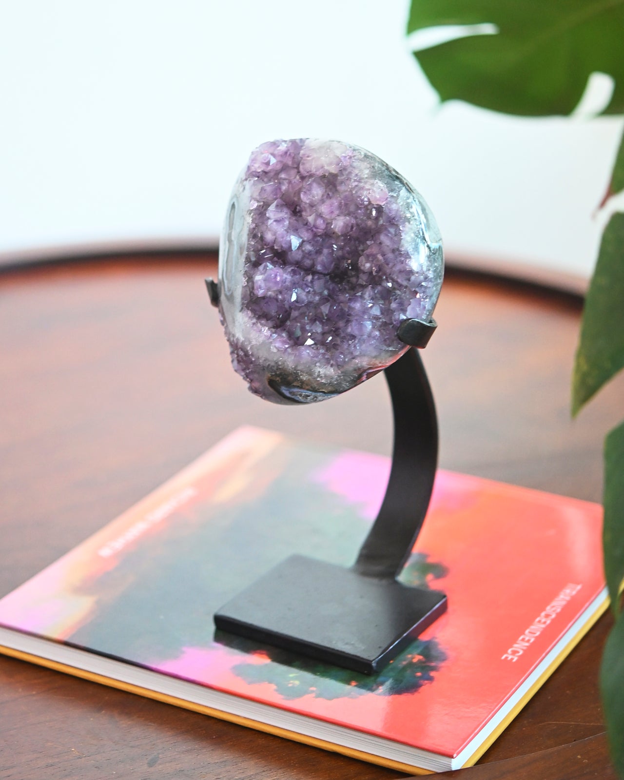 Amethyst Crystal Geode on Stand 2.6lbs