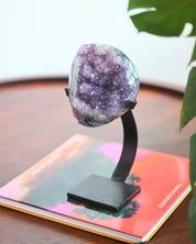 Amethyst Crystal Geode on Stand 2.6lbs