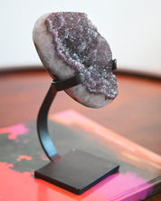 Amethyst Crystal Geode on Stand 3.1lbs