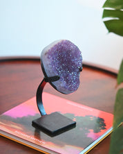 Amethyst Crystal Geode on Stand 3.3lbs