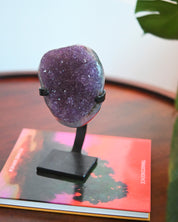 Amethyst Crystal Geode on Stand 3.3lbs