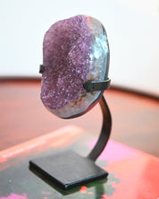 Amethyst Crystal Geode on Stand 3.3lbs