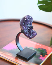 Amethyst Crystal Geode on Stand 3.7lbs