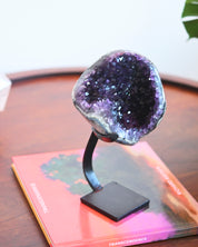 Amethyst Crystal Geode on Stand 3.7lbs