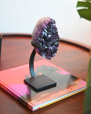 Amethyst Crystal Geode on Stand 3.9lbs