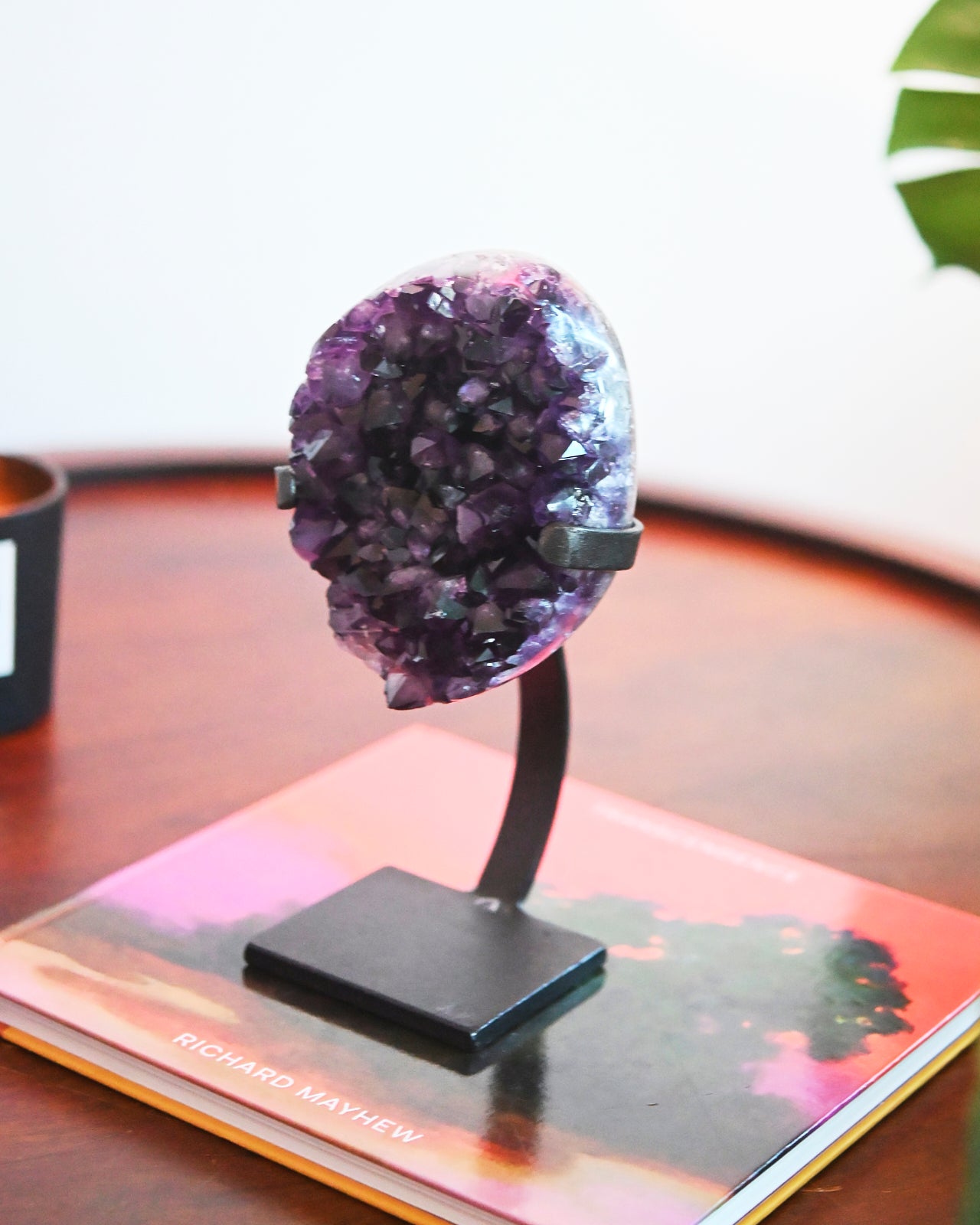 Amethyst Crystal Geode on Stand 3.9lbs