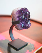 Amethyst Crystal Geode on Stand 4.4lbs