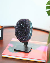 Amethyst Crystal Geode on Stand 4.6lbs