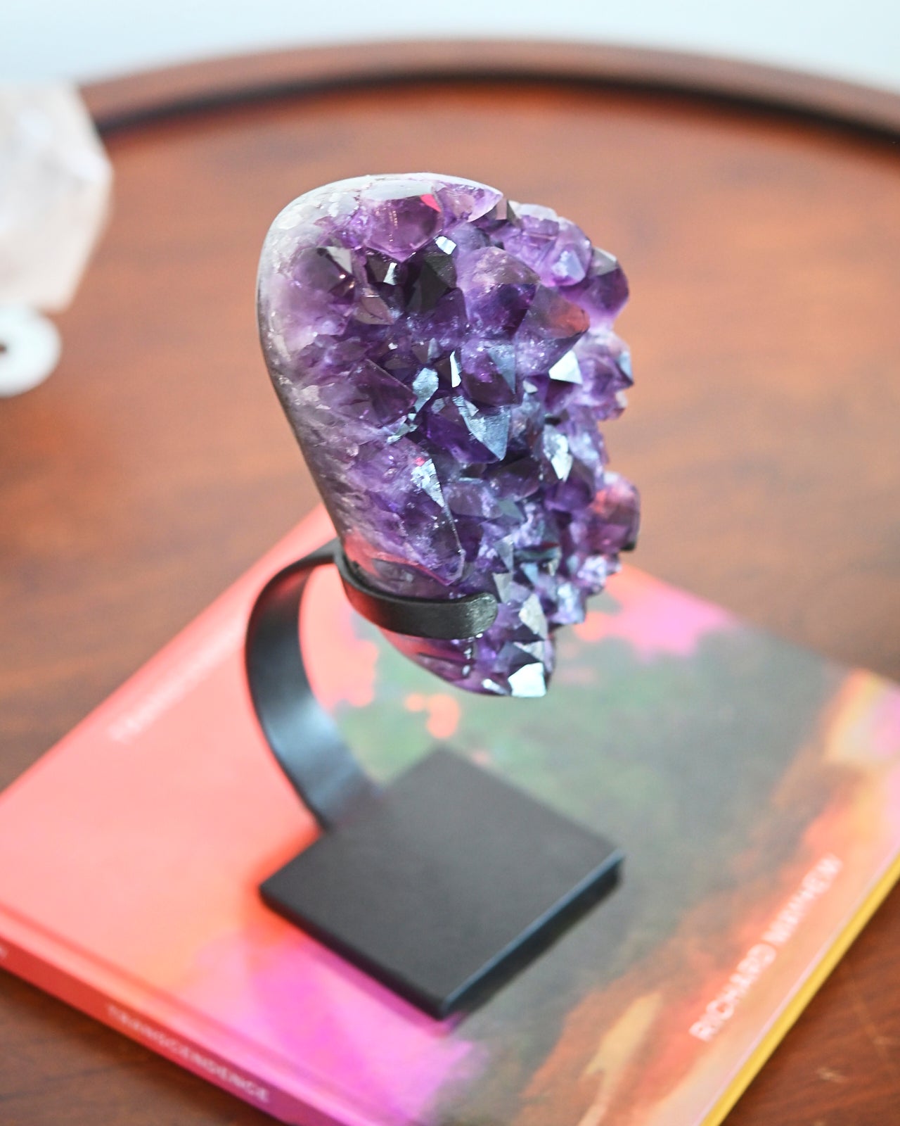 Amethyst Crystal Geode on Stand 4.7lbs