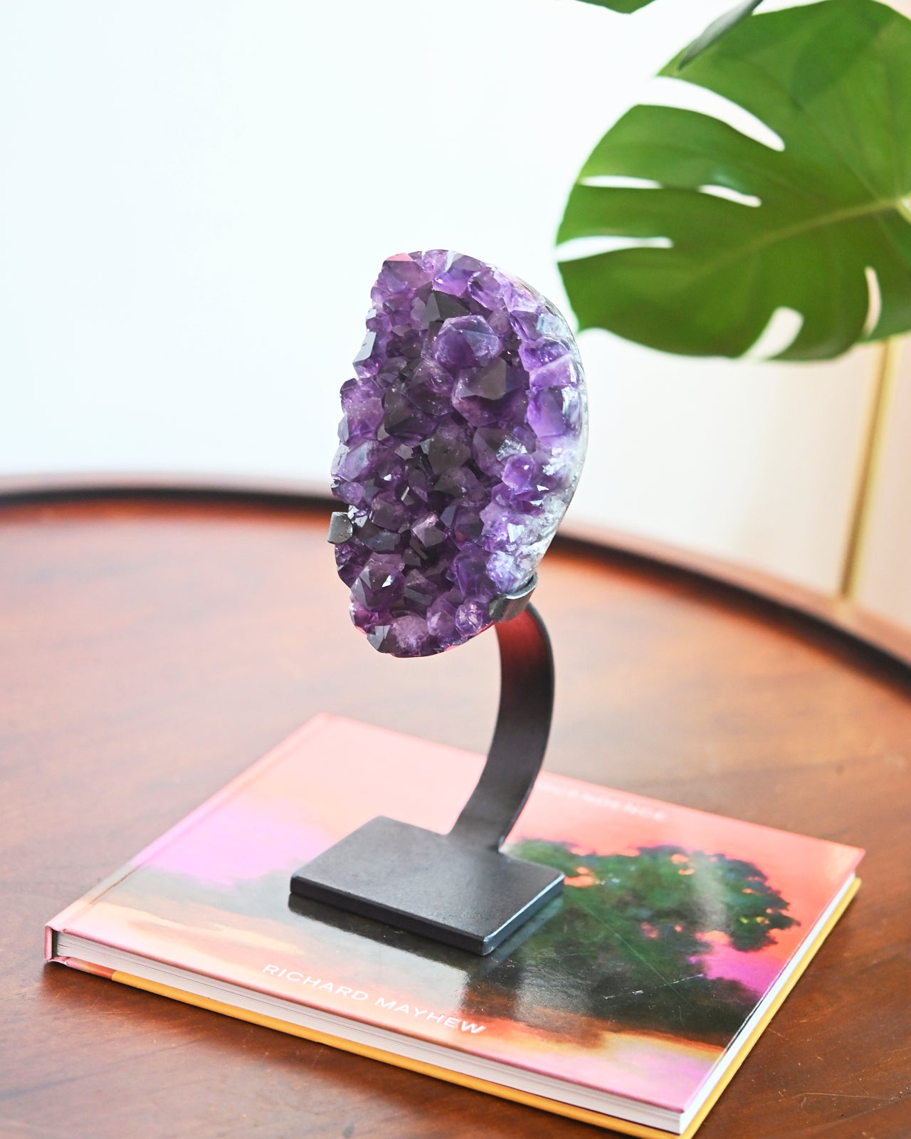 Amethyst Crystal Geode on Stand 4.7lbs