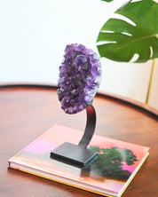 Amethyst Crystal Geode on Stand 4.7lbs