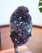 Amethyst Crystal Geode on Stand 4.8bs